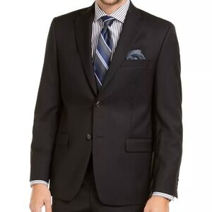 Lauren Ralph Lauren Men's UltraFlex Classic-Fit Black Wool Suit Jacket NWT- 54R